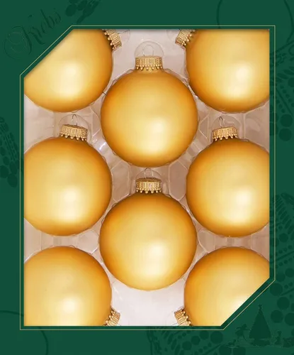 Miniatura 19 de Christmas by Krebs - Esferas de vidrio para Navidad, fabricadas en Estados Unidos, de diseño y sin uniones Brillante Victoria Azul
