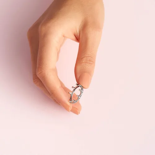 Miniatura 5 de PANDORA Joyería - Anillo de circonita cúbica transparente brillante en plata de ley Metal Zirconia cúbica