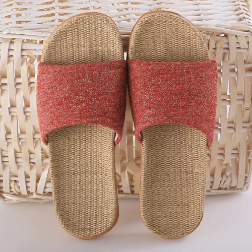 Miniatura 3 de WALLDOR Promociona las pantuflas de circulación sanguínea, sandalias de reflexología saludable, pantuflas de interior para parejas en casa, Beige