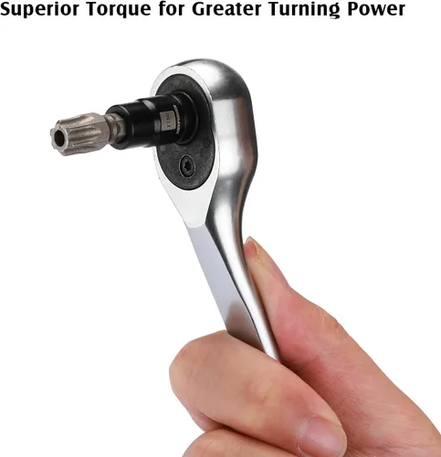 Miniatura 5 de MIXPOWER Juego de 9 piezas de dados Torx de 1/4 de pulgada, enchufes Torx a prueba de manipulaciones, enchufes CR-V y brocas de acero S2, TT10 - TT50