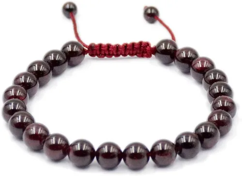 Miniatura 35 de AD Beads Pulseras de piedras preciosas unisex de 0.315 pulgadas (0.315 in), macramé curativo ajustable de 7 a 9 pulgadas Usa esta pulsera