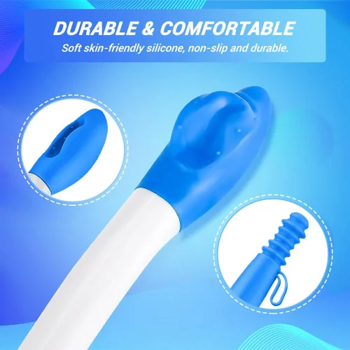 Miniatura 3 de Jhua Herramienta de limpiaparabrisas plegable para mujeres y hombres, ayuda para el inodoro para limpiar 15.7 pulgadas de largo, cómoda, ayuda