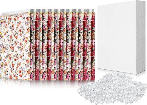 Teling 7.5 x 10.5 Pulgadas Tablas para Cómics con Respaldo de Tela y Clips de Cocodrilo en Forma de U de Plástico, Tabla para Póster para Doblar