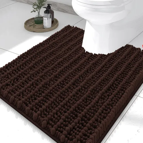 Miniatura 102 de Smiry Alfombras de Baño 24x16 pulgadas, Alfombras de Baño de Chenilla Extra Suaves y Absorbentes, Respaldo de Goma Antideslizante, Lavable a Máquina