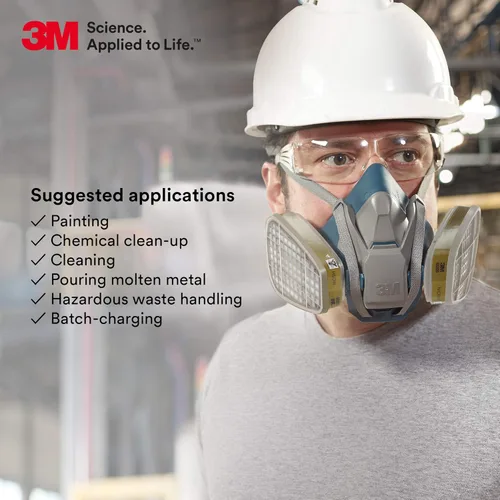Miniatura 5 de 3M, juego de 2 cartuchos múltiples de gas/vapor de bajo mantenimiento, para purificadores de aire series 6000 y 7000
