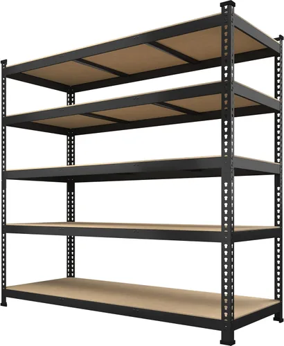 Miniatura 14 de Prilinex Estantes de almacenamiento resistentes de 48 pulgadas de ancho x 18 pulgadas de profundidad x 72 pulgadas de alto, estantería de metal