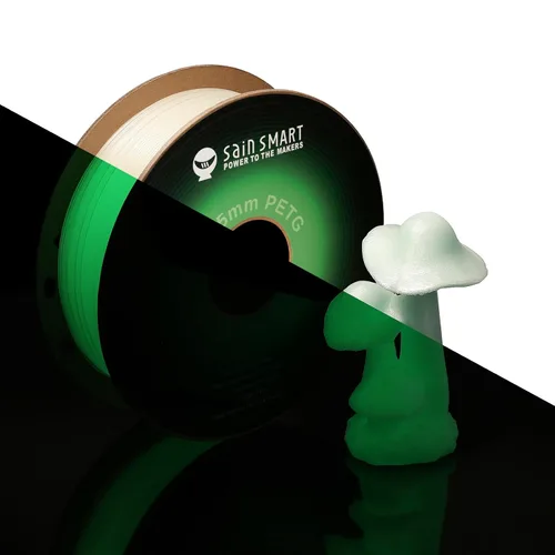 Miniatura 11 de SainSmart PRO-3 - Filamento de impresora 3D de PETG (tereftalato de polietileno) de primera calidad de 0.069'', negro y transparente y rosa intenso