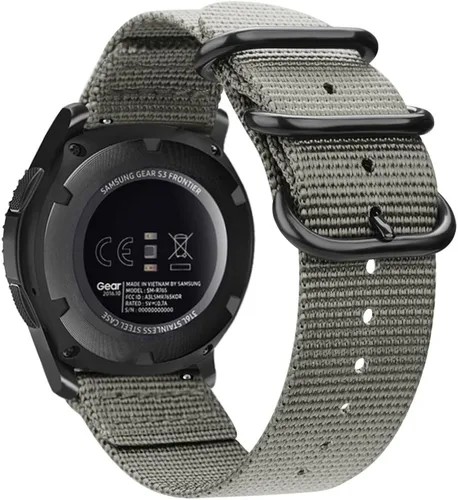 Miniatura 12 de Fintie - Correas deportiva de nailon suave de 0.87 pulgadas compatibles con Samsung Galaxy Watch 3 de 1.77 pulgadas, Galaxy Watch 1.81 pulgadas