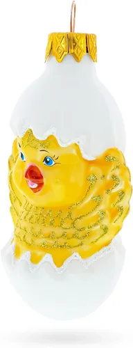Miniatura 2 de Adorno navideño de pollito en huevo