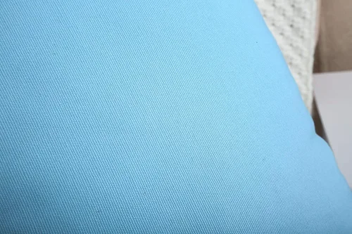 Miniatura 3 de TangDepot - Funda de almohada hecha a mano 100% lona de algodón, Algodón, Azul (Sky Blue)