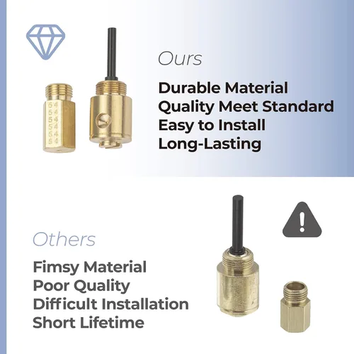 Miniatura 4 de LPKIT-3/XAA LP Kit de conversión de gas natural a propano líquido de repuesto para secadora Samsung, pieza de repuesto de latón 100% puro