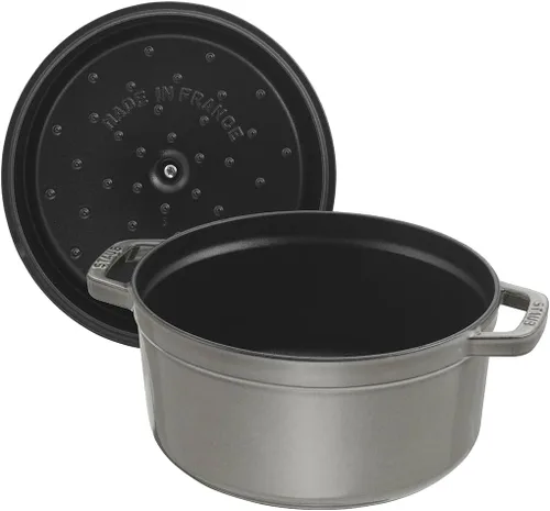 Miniatura 4 de STAUB 40509-304-0 Olla Cocotte redonda 20cm gris grafito Gris (Graphite Grey)