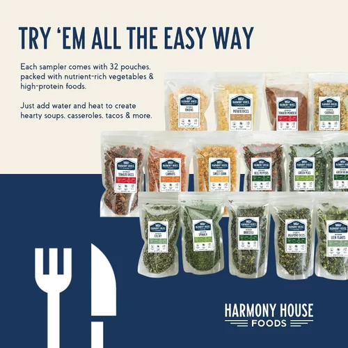 Miniatura 3 de Harmony House Muestreador de lujo - Paquete variado de 32 unidades, bolsas resellables con cremallera, para cocinar, acampar, suministros