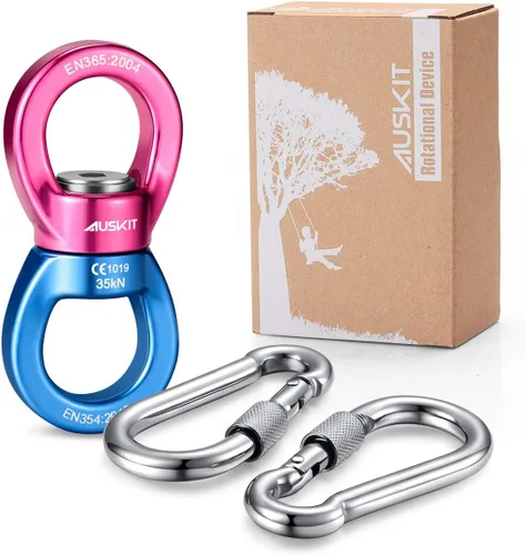 Miniatura 11 de Giradisco Negro Azul, Dispositivo Giratório de 30 kN, Accesorio de Colgar Más Seguro