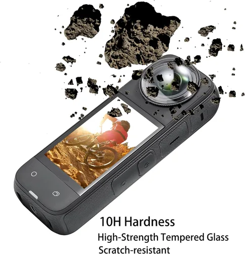 Miniatura 2 de Protectores de lente mejorados de alta calidad para Insta360 X4, mayor transparencia antiarañazos con revestimiento óptico de vidrio templado
