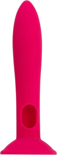 JIMMYJANE Chroma Sleeve 1 - Funda vibradora con una base de ventosa manos libres, diseñada para vibrador Chroma Bala, silicona, sin látex, sin Rojo