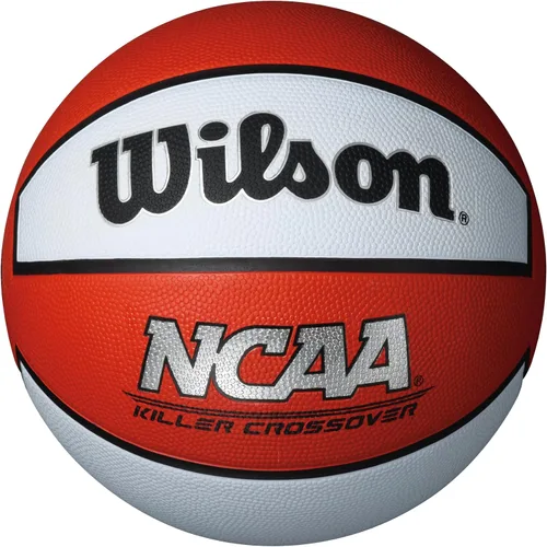 Wilson NCAA Killer Crossover – Balón de baloncesto para exteriores - 29.5 pulgadas, 28.5 pulgadas, 27.5 pulgadas