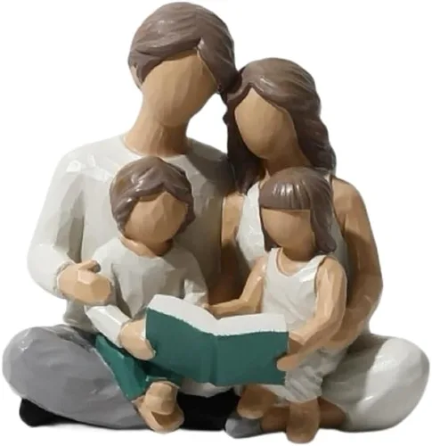 Miniatura 10 de Figuras Familiares Decorativas de Resina Estatua de Madre e Hijo Regalos para Decoración del Hogar - Cumpleaños, Acción de Gracias, Navidad, Día