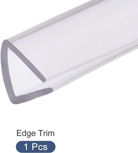 Miniatura 6 de METALLIXITY Bordes de borde (16.4 pies), 1 unidad, sello en U de PVC para tira de sellado de borde de 0.394-0.472 in, para sellos de ventana
