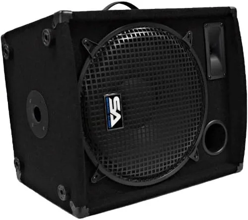 Miniatura 5 de Seismic Audio - Par de altavoces PA DJ de 15" de 600 vatios de audio PRO - Red eléctrica, monitores, bandas, karaoke, iglesias, bodas