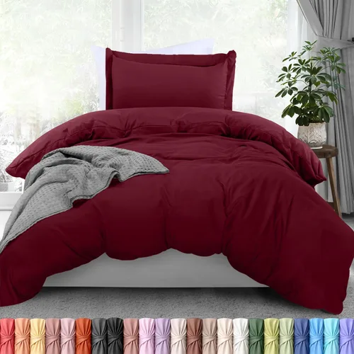Miniatura 42 de Utopia Bedding Funda de edredón tamaño Queen – 1 funda de edredón con 2 fundas de almohada – Funda de edredón de 3 piezas con cierre de cremallera