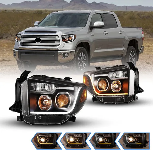 Miniatura 8 de WOLFSTORM Luces Traseras LED Compatibles con Toyota Tundra 2014-2021, Reemplazo de Conjunto de Luces Traseras para Toyota Tundra Pickup, Lente Lente