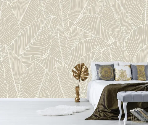 Miniatura 8 de Papel tapiz de bosque brumoso desprendible y adhesivo Mural autoadhesivo de bosque nebuloso para sala de estar, dormitorio 82"x57