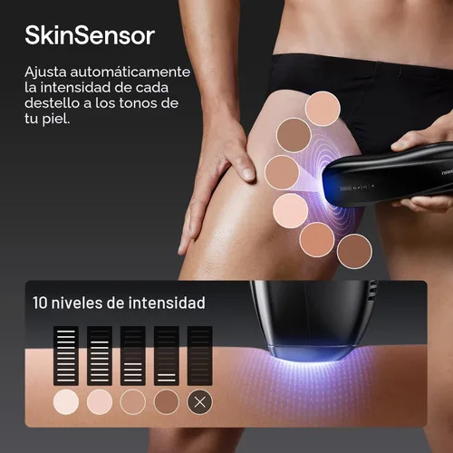 Miniatura 4 de Ulike Dispositivo de depilación X IPL, depilación láser con enfriamiento de hielo, luces dobles y sensor de piel para una depilación casi indolora