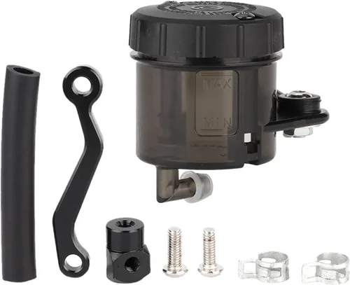 Kit de depósito de líquido de frenos, depósito universal de líquido de frenos para motocicleta, cilindro maestro de freno de embrague, reservorio de