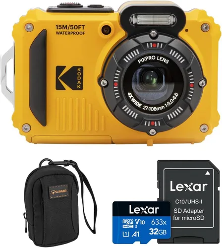 Miniatura 10 de KODAK PIXPRO WPZ2 - Cámara digital WiFi resistente a prueba de golpes a prueba de polvo 16MP 4X Zoom óptico 1080P Full HD Video Vlogging Cámara LCD