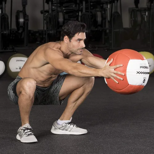 Miniatura 5 de Pelotas de gimnasio Champion Sports Rhino Promax Slam con agarre antideslizante. Pelota de ejercicio Crossfit, TRX, Pliometria, ejercicios mixtos.