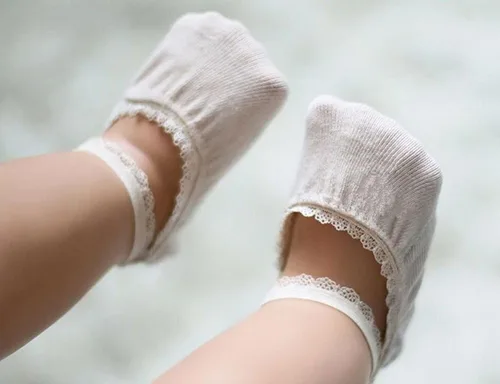 Miniatura 8 de Calcetines de encaje antideslizantes para bebés recién nacidos, calcetines antideslizantes de princesa Mary Jane, 0-3T, 5