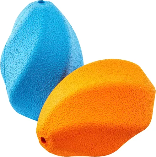 Miniatura 9 de Amazon Basics Juguete Interactivo para Perros Dispensador de Golosinas de Enriquecimiento para Masticar, Mediano, Multicolor, Paquete de 2