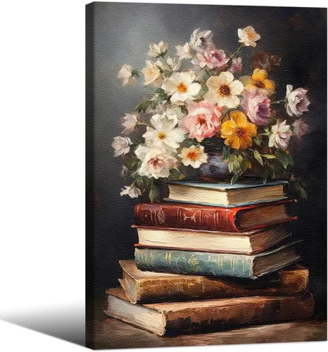 Miniatura 9 de Póster de libro gótico de academia oscura vintage de mediados de siglo, arte de pared de lienzo victoriano de estilo bohemio, impresiones estéticas