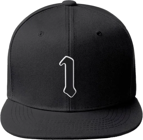 Miniatura 999 de Daxton Gorra clásica con visera de billete plano con letras del alfabeto inglés antiguo de la A a la Z