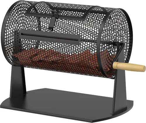 Orionstar Tambor de rifa, juegos y deportes profesional para rifas con mango giratorio de madera con capacidad para 2500 boletos (negro)
