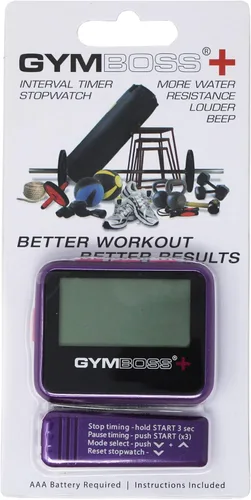 Miniatura 6 de Gymboss Temporizador de intervalos Plus y cronómetro (violeta/rosa)