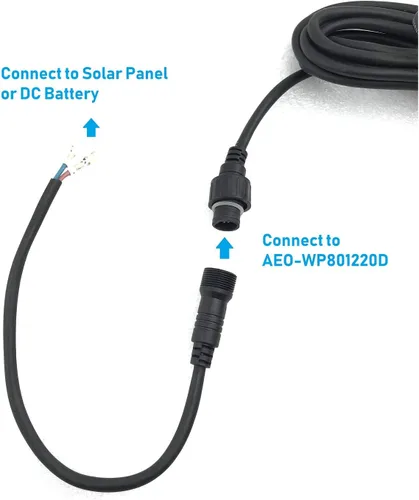 Miniatura 2 de AEO - Bomba de agua solar, Conector (WP80D), Paquete de 1