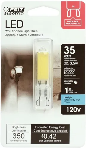 Miniatura 2 de Feit Electric 35W T4 G9 5000K Especialidad Led Bombilla 3Pk