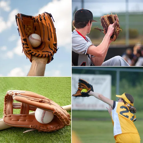 Miniatura 5 de Kit de encaje para guantes de sóftbol y béisbol, reparación de cordones de cuero para guantes de béisbol, relación de lujo, 2 cordones de cuero