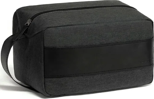 Miniatura 14 de Vorspack Neceser para hombre – Bolsa de viaje resistente al agua para artículos de tocador, accesorios, artículos esenciales de viaje, regalos, Negro