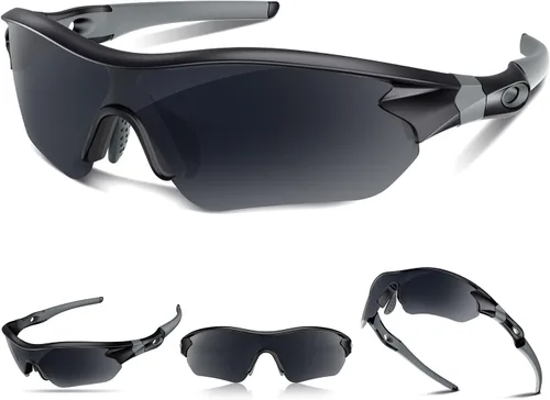 Miniatura 10 de Gafas de sol deportivas polarizadas para hombres y mujeres, jóvenes, béisbol, correr, pesca, tenis, golf, ciclismo, conducción, motor TAC UV400 TR90