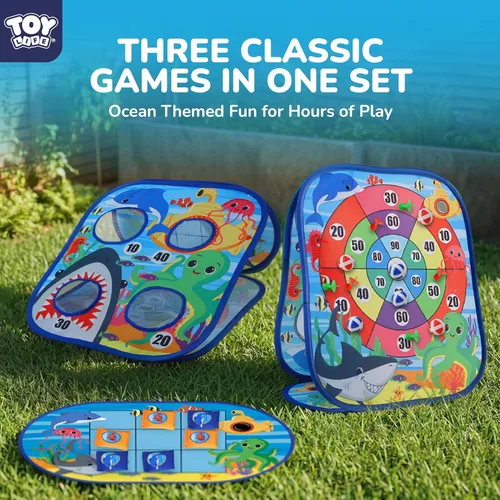 Miniatura 8 de TOY Life Toddler Outdoor Toys for Kids Ages 4-8, Bean Bag Toss, Outside Yard Games for Kids Cornhole, Indoor Lawn Backyard Games Birthday Family