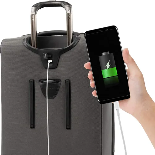 Miniatura 9 de Travelpro Crew Versapack Max Carry-On Exp Rollaboard, Gris (Titanium Grey), Crew Versapack Softside - Equipaje vertical expandible