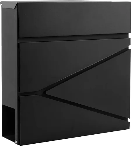 Miniatura 14 de Buzón de Pared con Cerradura y Llaves, Buzón de Seguridad con Llavero para Exterior de la Casa, Buzón de Correo con Cerradura, Buzón de Metal