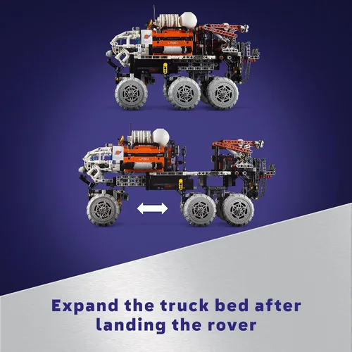 Miniatura 3 de LEGO Technic Rover de Exploración de la Tripulación de Marte - Juguete de Construcción para Construir y Mostrar para la Decoración de la Habitación