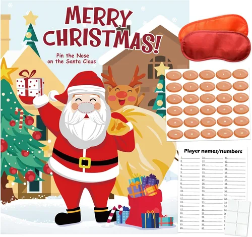 Miniatura 9 de PARTYLOUD Pin The Nose on The Clown, juegos de fiesta de circo, juegos de fiesta temática de carnaval, suministros de fiesta preescolar para niños