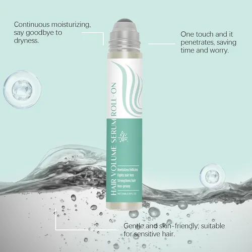 Miniatura 5 de Suero Roll-On para el Crecimiento del Cabello Mezcla con 3% de Romero, 3% de Redensyl, 2% de AnaGain, Biotina y Niacinamida Sin Enjuague