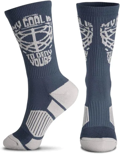 ChalkTalkSPORTS Calcetines a media pantorrilla de rendimiento de hockey | Tallas para jóvenes y adultos | Diseños de hockey