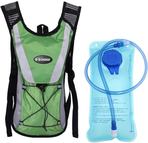 Miniatura 15 de Monvecle - Mochila de agua con vejiga para andar en bicicleta /Senderismo, escalar + 2L Bolsa de hidratación